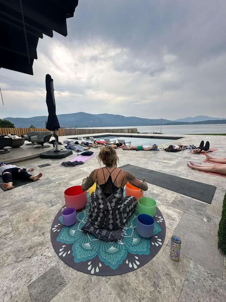 Sound healing retreat experience